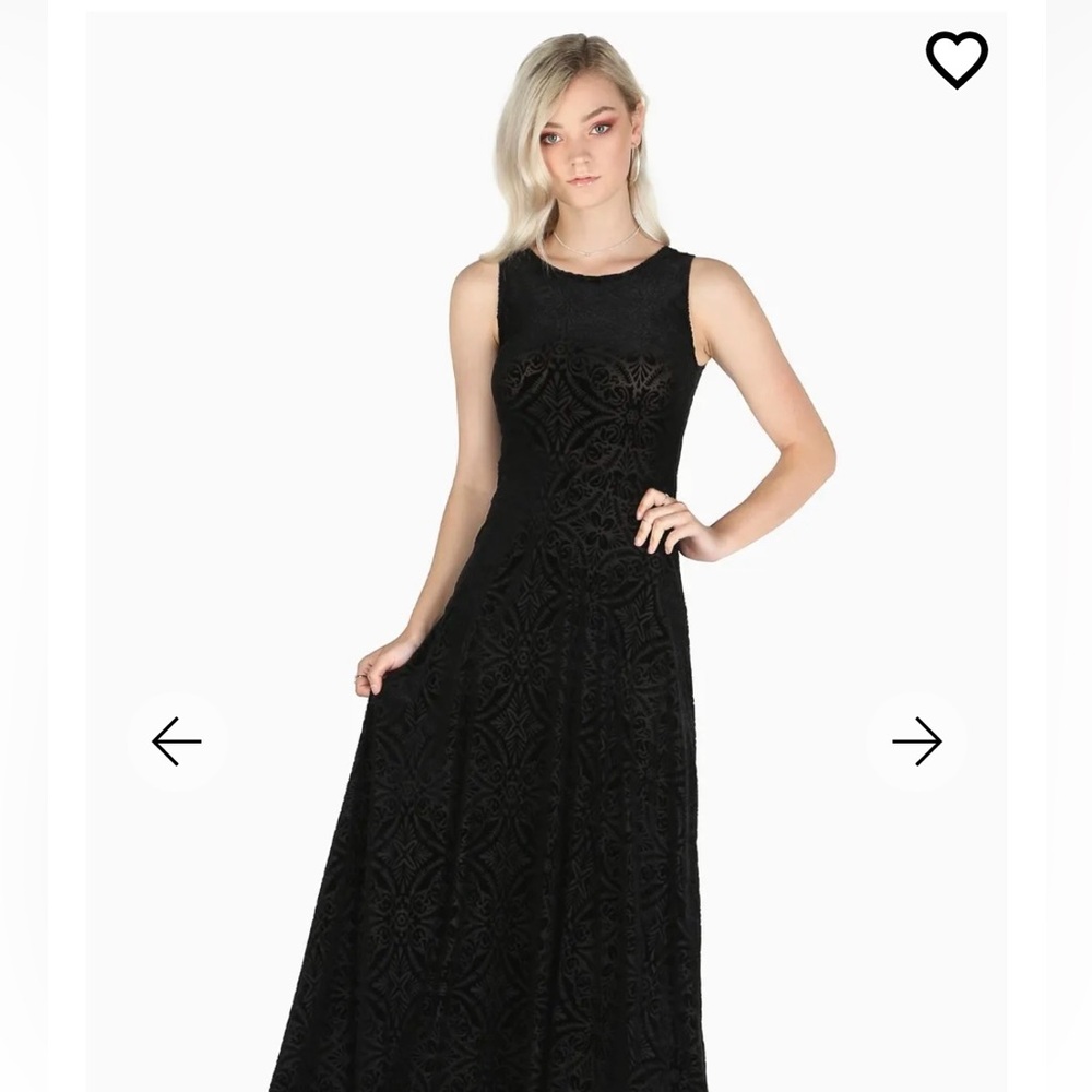BURNED VELVET PRINCESS MAXI DRESS - LIMITED, Size M